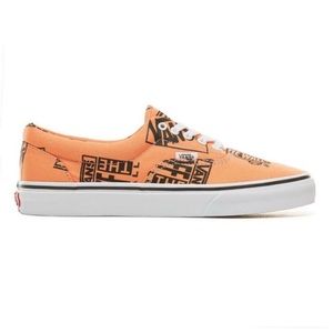 Vans off the wall orange sneakers